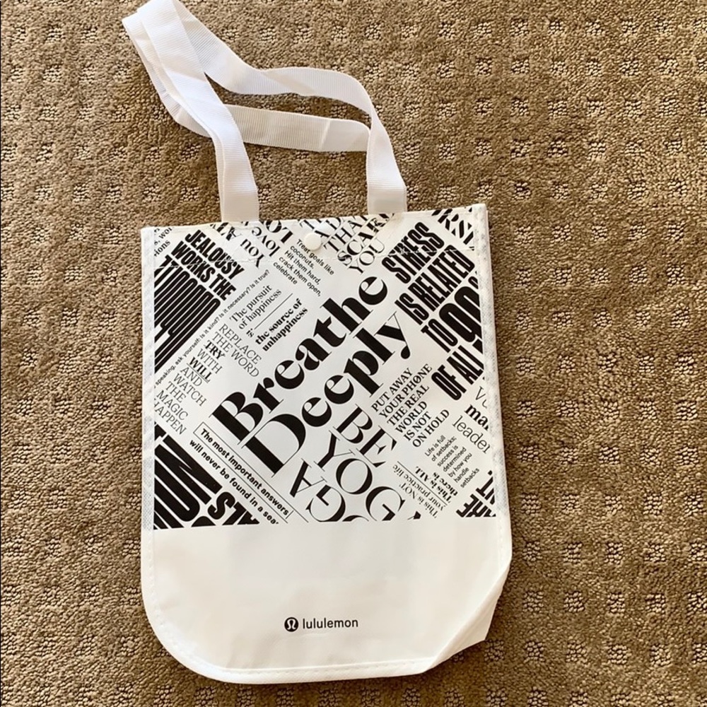 White Lululemon Bag